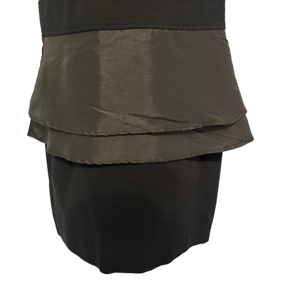Three Dots Black‎ Tank bodycon Dress Layered Skirt Large Pre-owned - Picture 3 of 12
